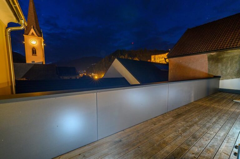 Dachterrasse der Suiten im Gasthof Alte Post in Gmünd