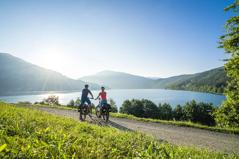 Radfahren und Mountainbiken